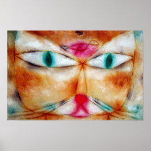 Paul Klee Cat and Bird Poster