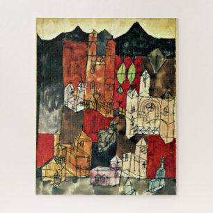 Paul Klee - City of Churches Jigsaw Puzzle