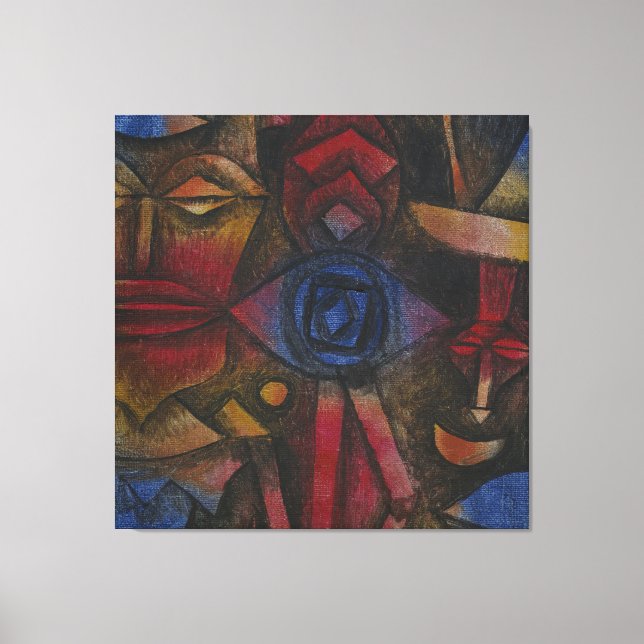 Paul Klee Collection of Figurines     Canvas Print (Front)