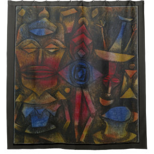 Paul Klee Collection of Figurines  Shower Curtain