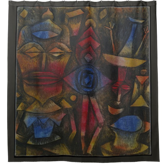 Paul Klee Collection of Figurines  Shower Curtain (Front)