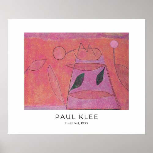 Paul Klee Colorful Abstract Modern Fine Art Poster