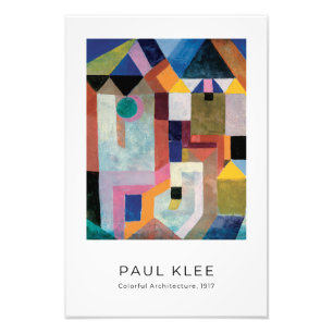 Paul Klee, Colorful Architecture - Abstract Art Photo Print