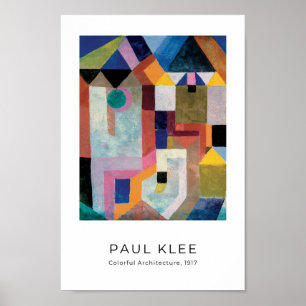 Paul Klee, Colorful Architecture - Abstract Art Poster