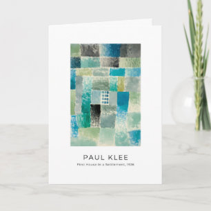 Paul Klee, Colorful Modern Abstract Art Card