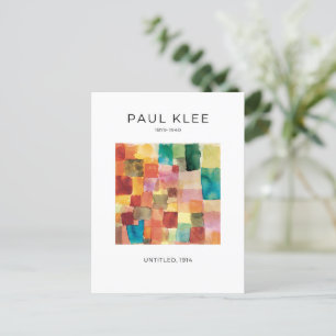 Paul Klee, Colorful Modern Abstract Art Postcard
