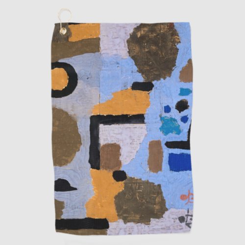 Paul Klee Composition Abstract Painting Modern Art Golf Towel