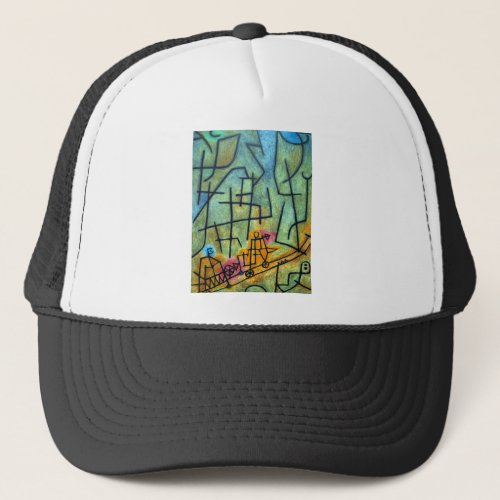Paul Klee Conquest of the Mountain Trucker Hat