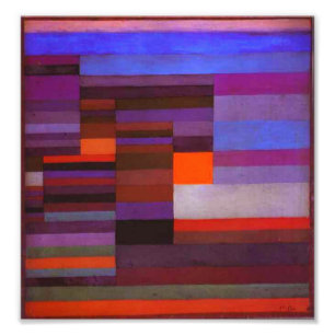 Paul Klee Fire in the Evening Print