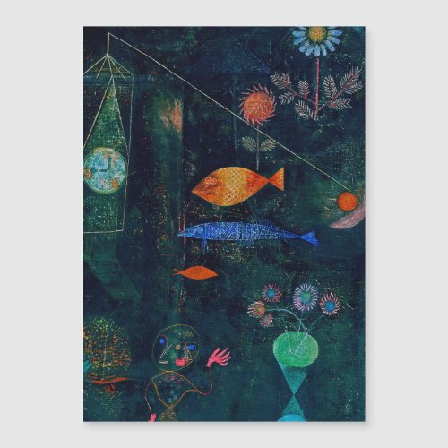 Paul Klee Fish Magic Abstract Painting Graphic Art