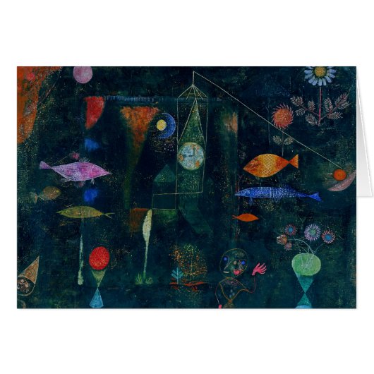 Paul Klee Fish Magic Abstract Painting Graphic Art (Front Horizontal)