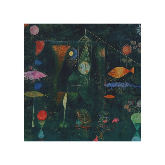 Paul Klee Fish Magic Abstract Painting Graphic Art (Front)
