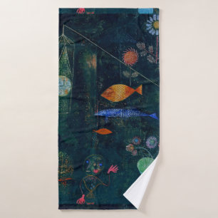 Paul Klee Fish Magic Abstract Painting Graphic Art Bath Towel Set