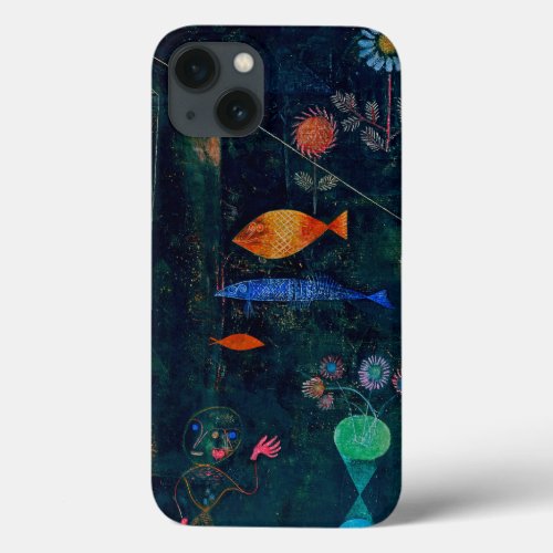 Paul Klee Fish Magic Abstract Painting Graphic Art iPhone 13 Case