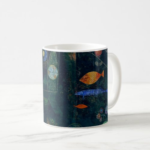 Paul Klee Fish Magic Abstract Painting Graphic Art Coffee Mug