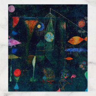 Paul Klee Fish Magic Abstract Painting Graphic Art Envelope Liner