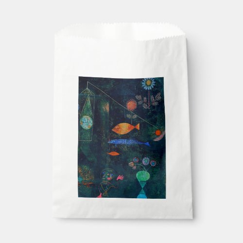 Paul Klee Fish Magic Abstract Painting Graphic Art Favor Bag