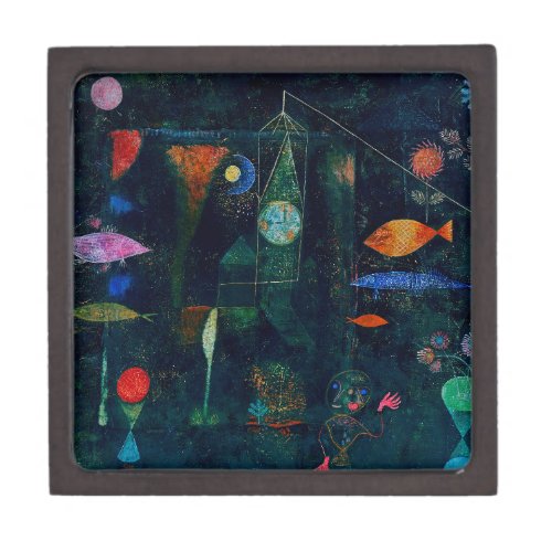 Paul Klee Fish Magic Abstract Painting Graphic Art Gift Box