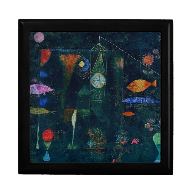 Paul Klee Fish Magic Abstract Painting Graphic Art Gift Box (Front)