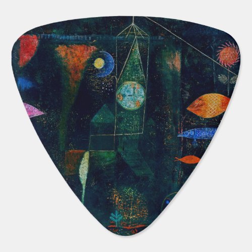 Paul Klee Fish Magic Abstract Painting Graphic Art Guitar Pick