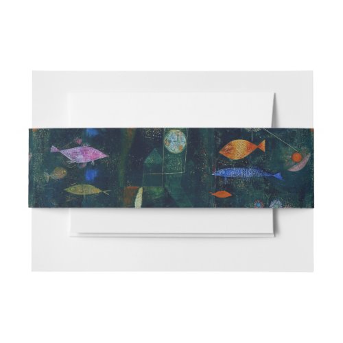 Paul Klee Fish Magic Abstract Painting Graphic Art Invitation Belly Band