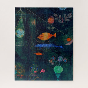 Paul Klee Fish Magic Abstract Painting Graphic Art Jigsaw Puzzle