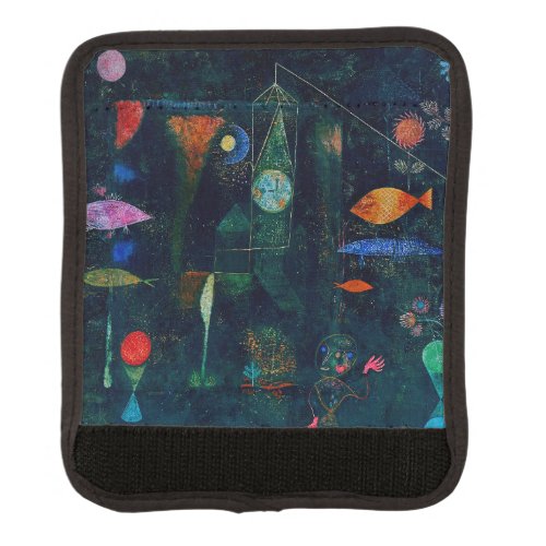 Paul Klee Fish Magic Abstract Painting Graphic Art Luggage Handle Wrap