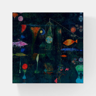 Paul Klee Fish Magic Abstract Painting Graphic Art Paperweight