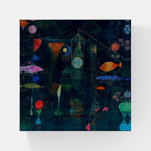 Paul Klee Fish Magic Abstract Painting Graphic Art Paperweight