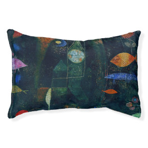 Paul Klee Fish Magic Abstract Painting Graphic Art Pet Bed
