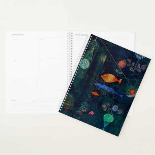 Paul Klee Fish Magic Abstract Painting Graphic Art Planner