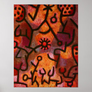 Paul Klee Flora di Roccia Poster