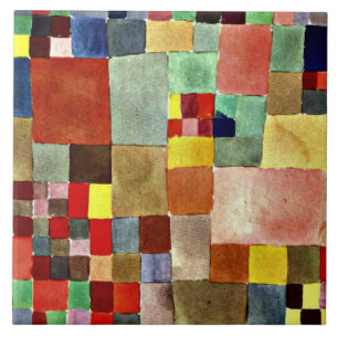 Paul Klee - Flora on Sand Ceramic Tile