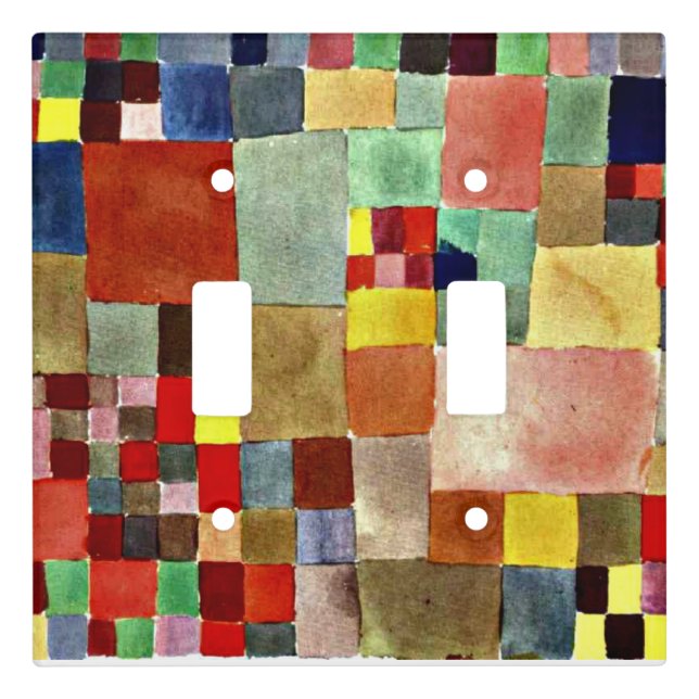 Paul Klee - Flora on Sand Light Switch Cover (Front)