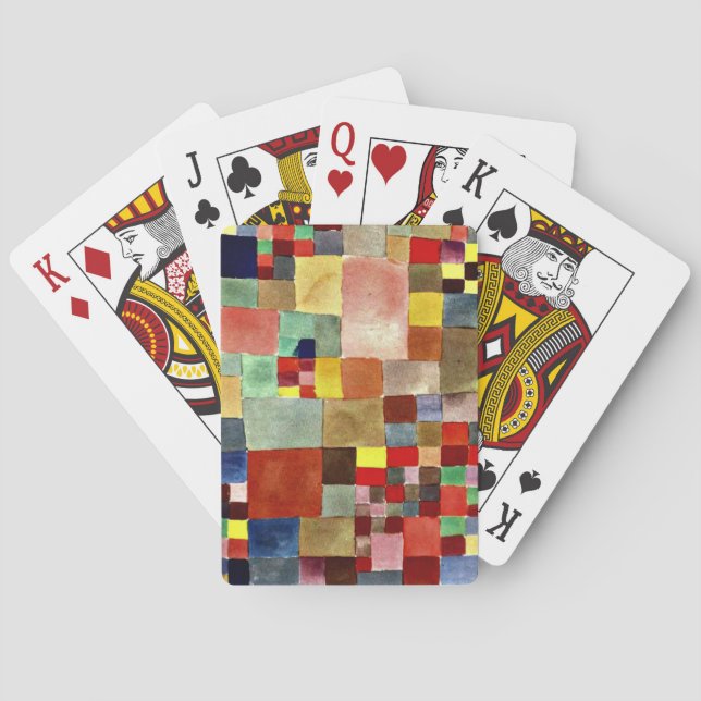Paul Klee - Flora on Sand Poker Cards (Back)