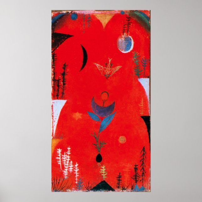 Paul Klee Flower Myth Poster (Front)