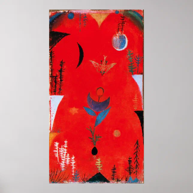 Paul Klee Flower Myth Poster | Zazzle