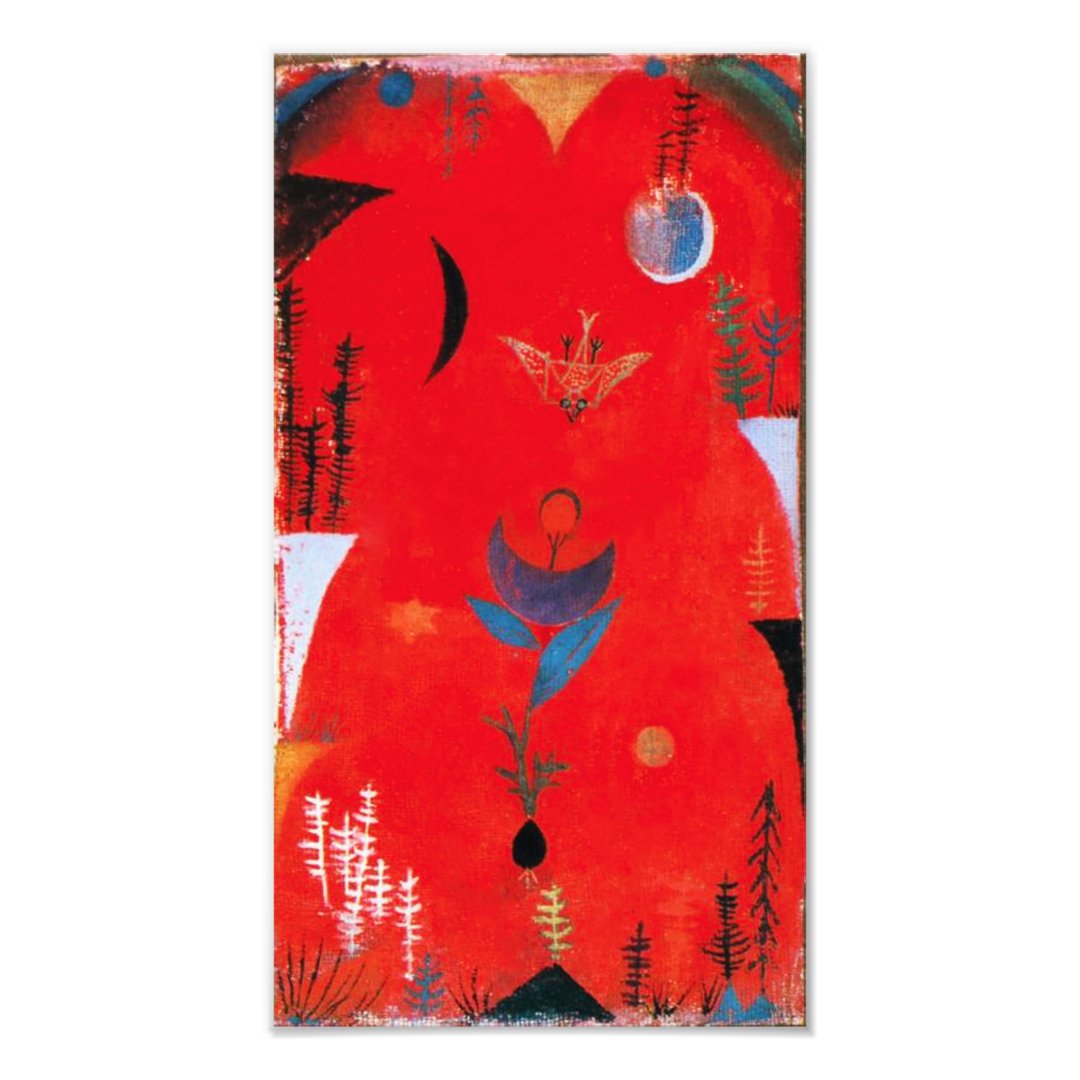Paul Klee Flower Myth Print Zazzle