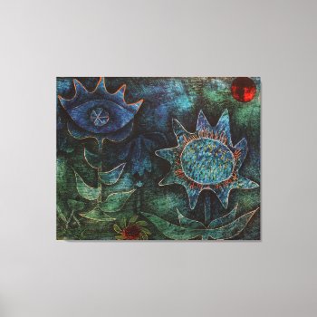 Paul Klee Flowers In The Night On Cloth Canvas Print by OldArtReborn at Zazzle