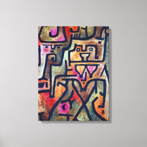 Paul Klee Forest Witches Canvas Print