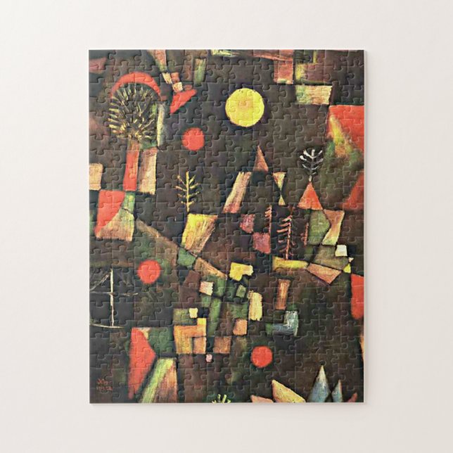 Paul Klee - Full Moon Jigsaw Puzzle (Vertical)