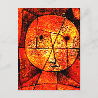 Paul Klee - Gauze, abstract art, Postcard