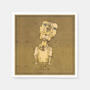Paul Klee Ghost of a Genius Vintage Abstract Art Napkins
