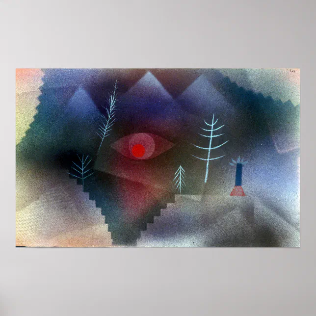Paul Klee Glance of a Landscape Poster | Zazzle