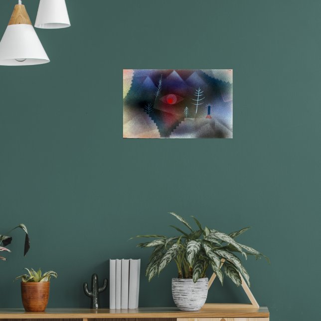 Paul Klee, Slufen I Terrasser 国内未入荷ポスター Paul Klee Glance of a Landscape Poster | Zazzle