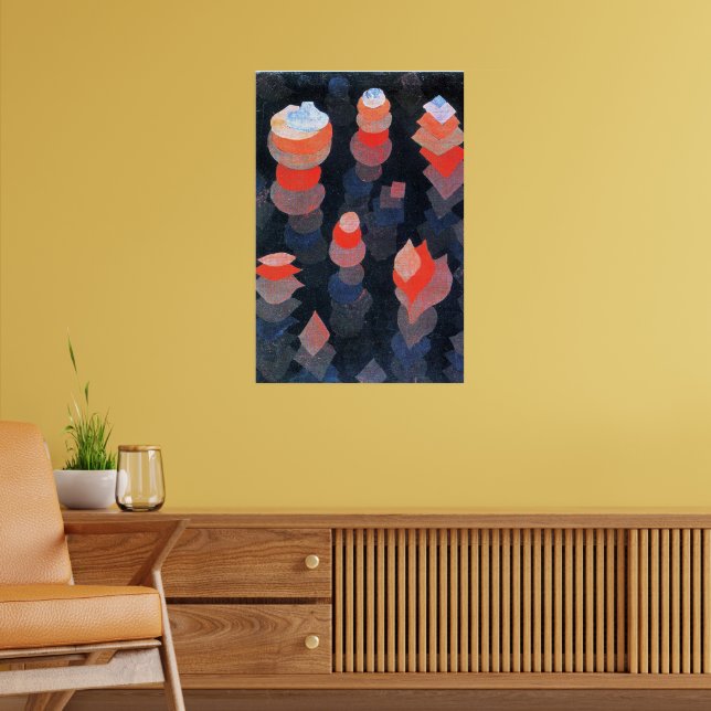 Paul Klee - Growth of the Night Plants Poster (Living Room 2)