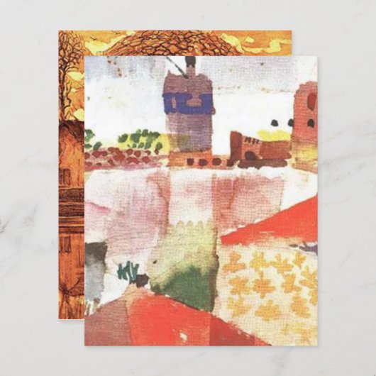 Paul Klee - Hammamet with mosque (1914) (Front/Back)