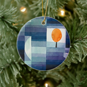 Paul Klee Harbinger of Autumn Fine Art Ornament