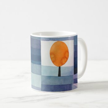Paul Klee Harbinger Of Autumn. Vintage Blue Art Coffee Mug by RemioniArt at Zazzle