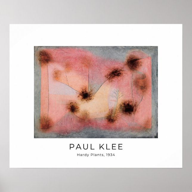 Paul Klee, Hardy Plants (1934) - Fine Art Poster (Front)